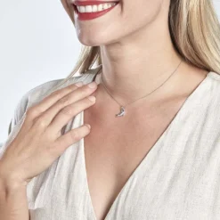 Pendentif Amelot Argent Blanc Oxyde De Zirconium-Histoire d'Or Outlet