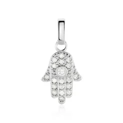 Pendentif Amelot Argent Blanc Oxyde De Zirconium-Histoire d'Or Clearance