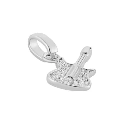 Histoire d'Or Pendentif Amelot Argent Blanc Oxyde De Zirconium