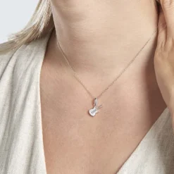 Histoire d'Or Pendentif Amelot Argent Blanc Oxyde De Zirconium