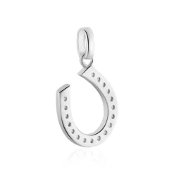 Pendentif Amelot Argent Blanc Oxyde De Zirconium-Histoire d'Or