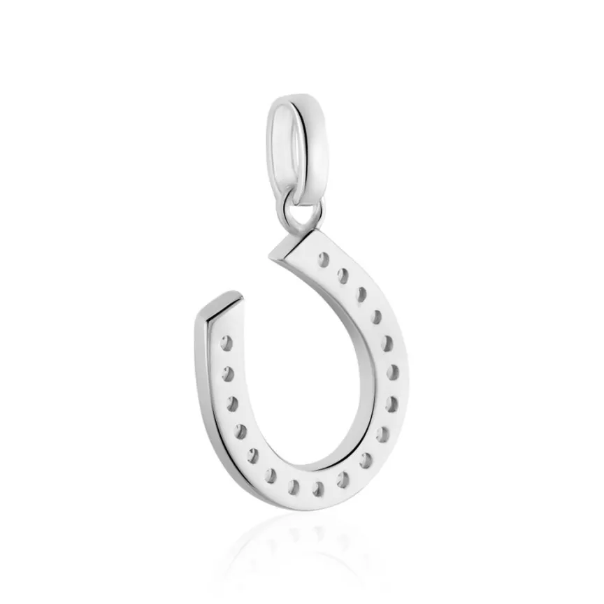 Pendentif Amelot Argent Blanc Oxyde De Zirconium-Histoire d'Or