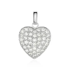 Histoire d'Or Pendentif Amelot Argent Blanc Oxyde De Zirconium