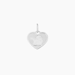 Histoire d'Or Pendentif Ange Coeur