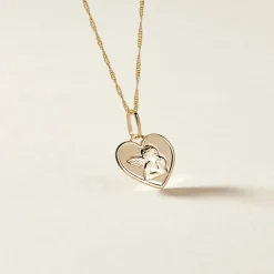 Pendentif Ange Coeur-Histoire d'Or Outlet