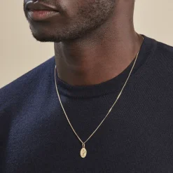 Histoire d'Or Pendentif Ange Ovale Or Jaune