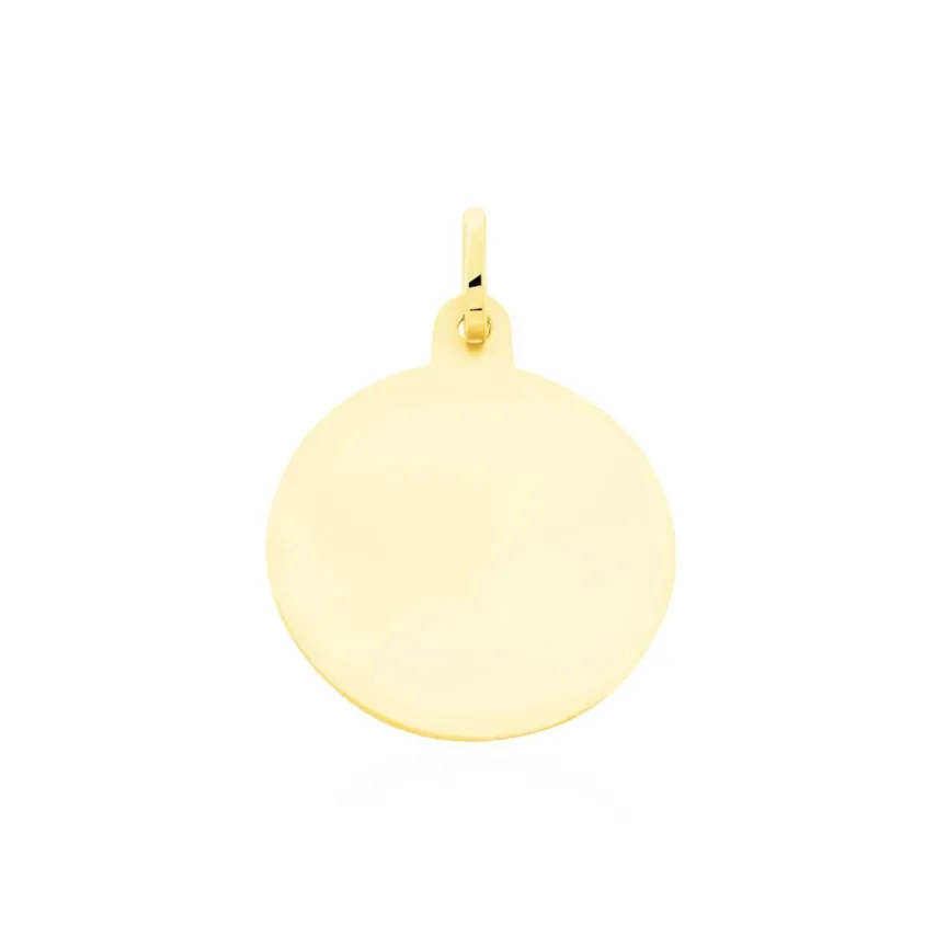 Pendentif Ange Rond Mat Or Jaune-Histoire d'Or Sale