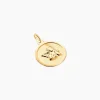 Histoire d'Or Pendentif Ange Rond Or Jaune