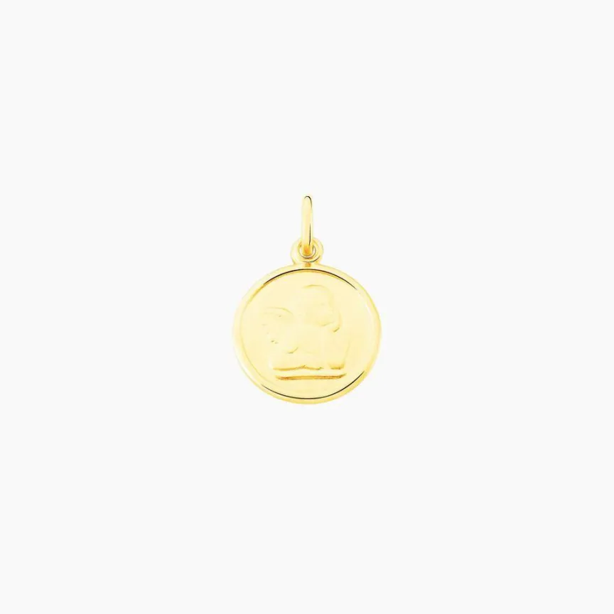 Pendentif Ange Rond Or Jaune-Histoire d'Or Online