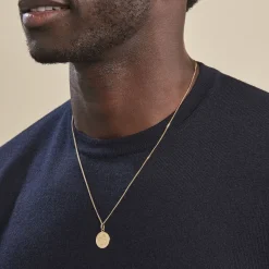 Histoire d'Or Pendentif Ange Rond Or Jaune