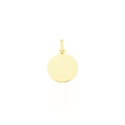Histoire d'Or Pendentif Ange Rond Or Jaune