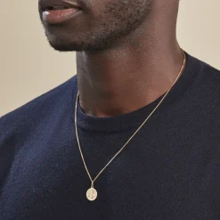 Histoire d'Or Pendentif Ange Rond Or Jaune