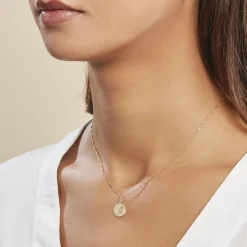 Pendentif Ange Rond Sable Or Jaune-Histoire d'Or Outlet