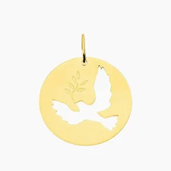 Histoire d'Or Pendentif Anny Colombe Or Jaune