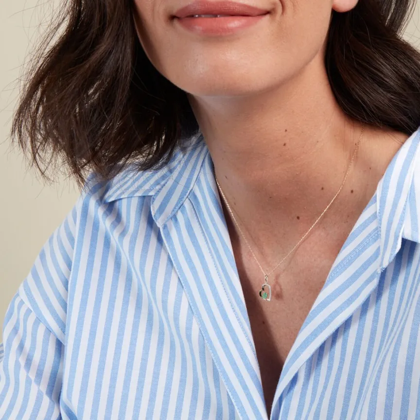 Pendentif Arduinna Or Jaune Emeraude-Histoire d'Or Hot