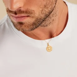 Pendentif Baptiste Or Jaune-Histoire d'Or Sale