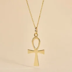 Histoire d'Or Pendentif Basilissa Croix De Vie Or Jaune