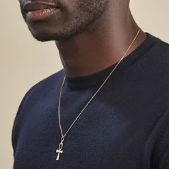 Histoire d'Or Pendentif Basilissa Croix De Vie Or Jaune