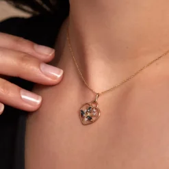 Pendentif Baylee Or Jaune Topaze Oxyde De Zirconium-Histoire d'Or Clearance