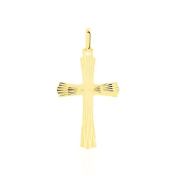 Pendentif Benny Croix Ciselee Or Jaune-Histoire d'Or Online