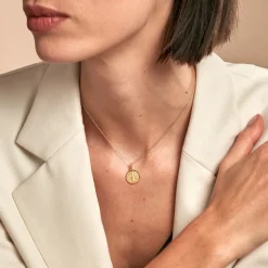 Pendentif Benoit Or Jaune-Histoire d'Or Sale