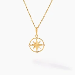 Pendentif Bethania Or Jaune Oxyde De Zirconium-Histoire d'Or