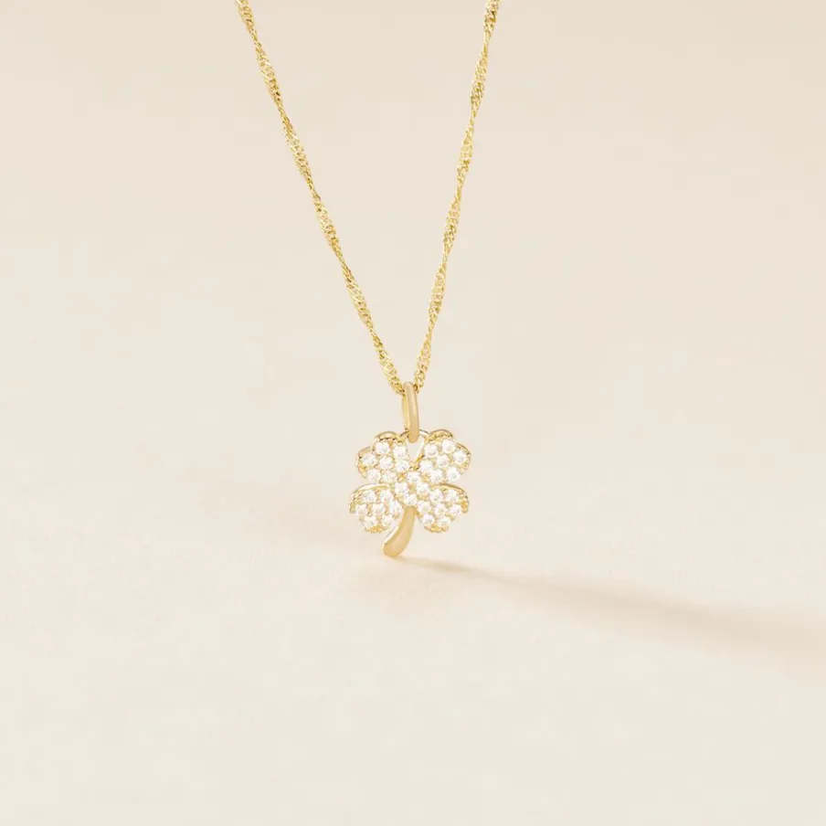 Histoire d'Or Pendentif Brewal Or Jaune Oxydes De Zirconium