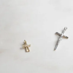 Pendentif Canice Croix Or Jaune Oxyde De Zirconium-Histoire d'Or Clearance