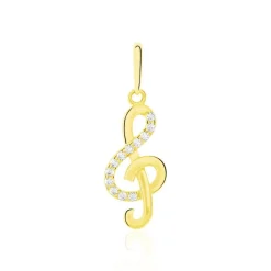 Pendentif Caprais Or Jaune Oxydes De Zirconium-Histoire d'Or Best