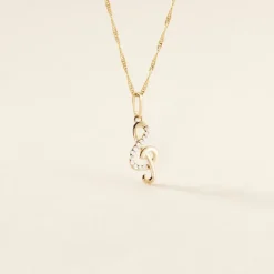 Pendentif Caprais Or Jaune Oxydes De Zirconium-Histoire d'Or Best