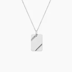 Pendentif Ceren Argent Blanc-Histoire d'Or Hot