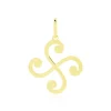 Histoire d'Or Pendentif Cobeia Croix Basque Or Jaune