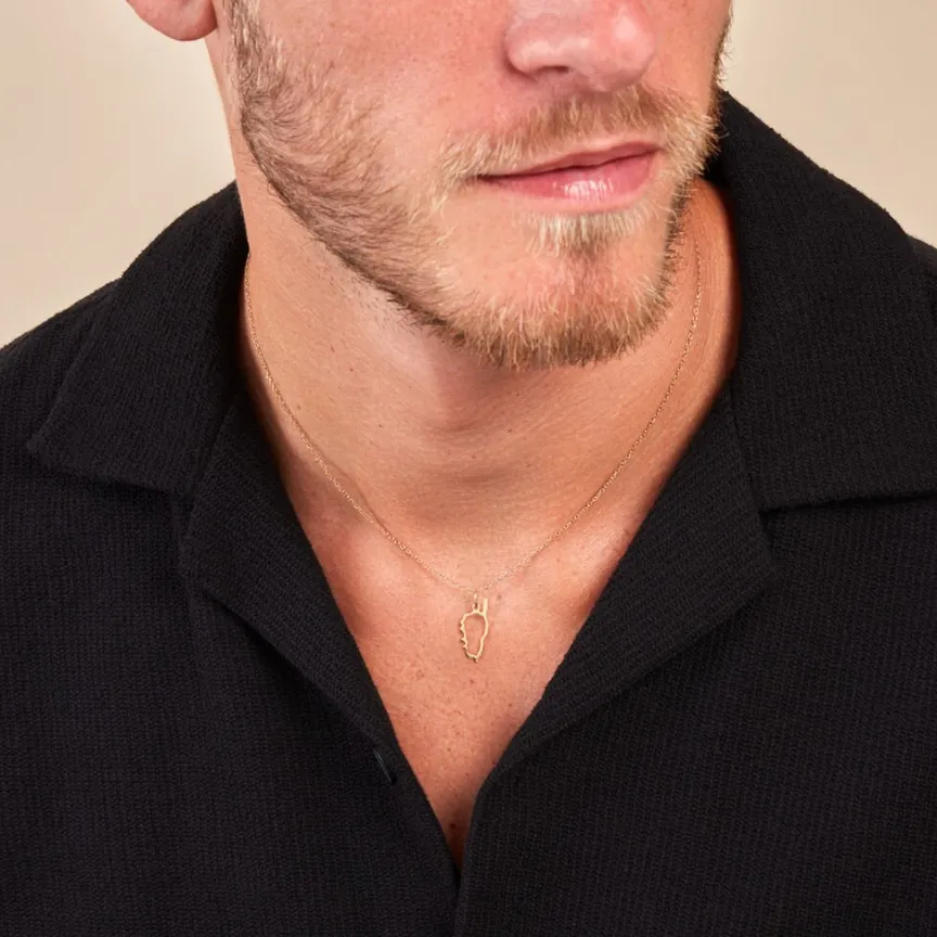 Pendentif Corse-Histoire d'Or New