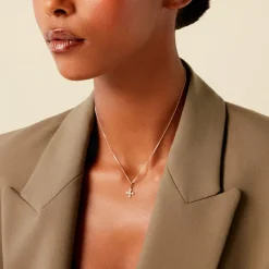 Pendentif Dajo Or Jaune Oxyde De Zirconium-Histoire d'Or New