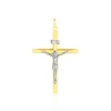 Histoire d'Or Pendentif Damian Croix Or Bicolore