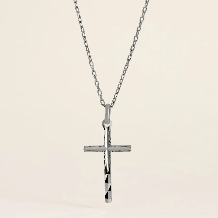 Histoire d'Or Pendentif Desilia Ciselée Argent Blanc