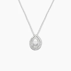Histoire d'Or Pendentif Diamina Or Blanc Diamant
