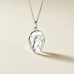 Histoire d'Or Pendentif Dua Argent Blanc