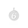 Histoire d'Or Pendentif Efiso Argent Blanc