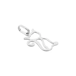 Pendentif Egee Chat Or Blanc-Histoire d'Or Online