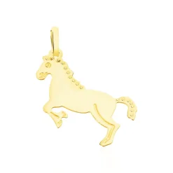 Histoire d'Or Pendentif Egide Cheval Or Jaune
