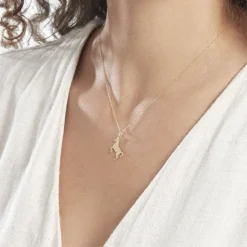 Histoire d'Or Pendentif Egide Cheval Or Jaune