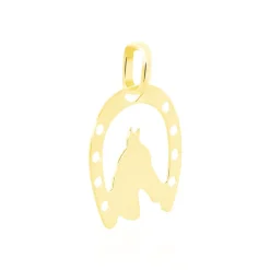 Histoire d'Or Pendentif Egide Fer A Cheval Or Jaune