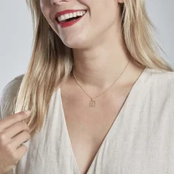 Histoire d'Or Pendentif Egide Fer A Cheval Or Jaune