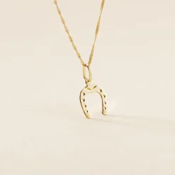 Pendentif Egide Fer A Cheval Or Jaune-Histoire d'Or Outlet