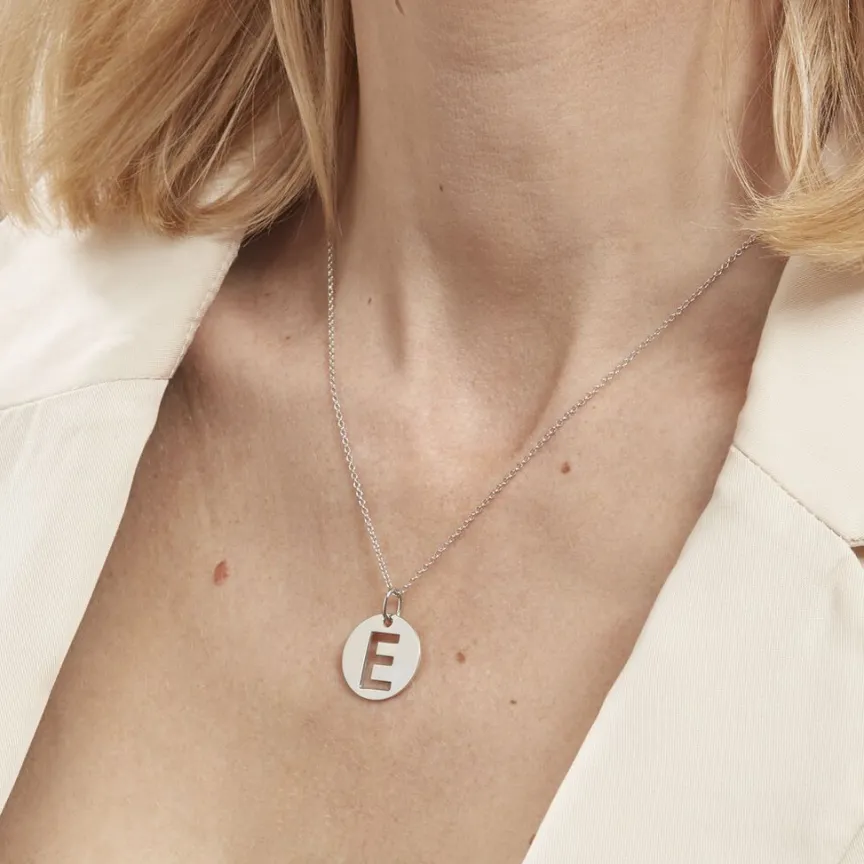 Pendentif Elio E Argent Blanc-Histoire d'Or Clearance