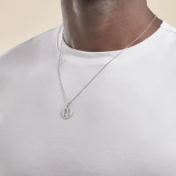 Histoire d'Or Pendentif Elio M Argent Blanc