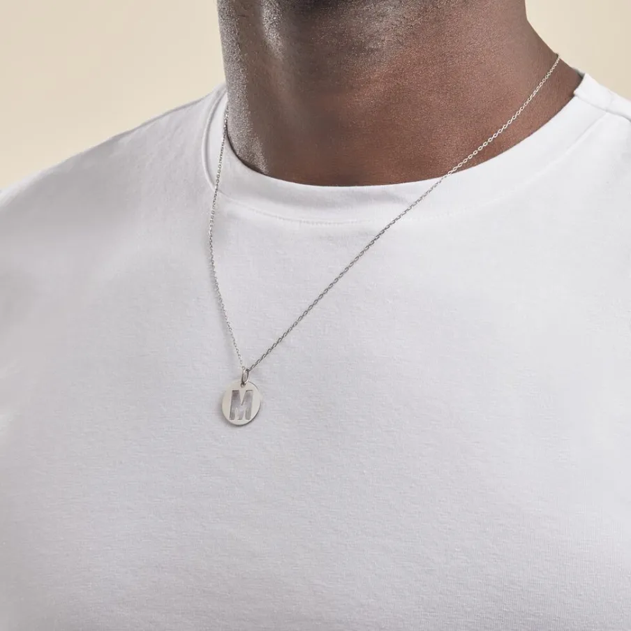 Histoire d'Or Pendentif Elio M Argent Blanc