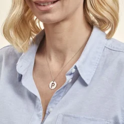 Histoire d'Or Pendentif Elio P Argent Blanc