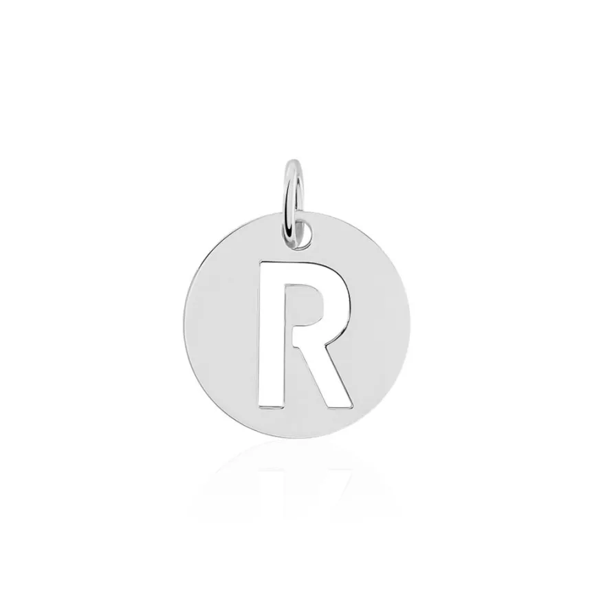 Pendentif Elio R Argent Blanc-Histoire d'Or Outlet